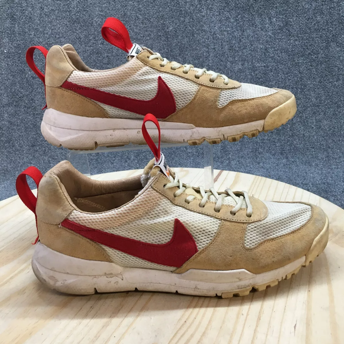Nike Shoes Mens 12 Tom Sachs x Nike Mars Yard 2.0 Sneakers Beige Mesh AA2261 100