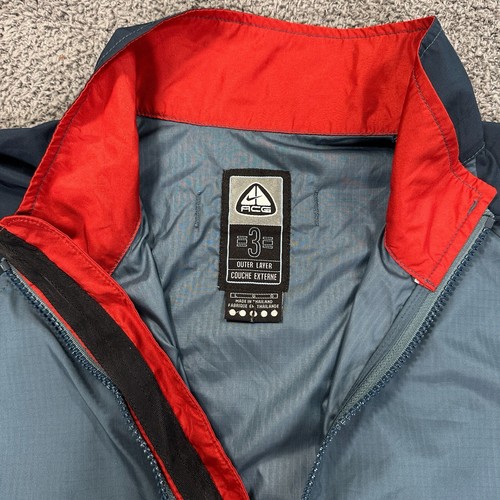 Vintage Nike ACG Windbreaker Men Large Blue Alpha Project Outer Layer 3 Gorp Y2K - Picture 5 of 12