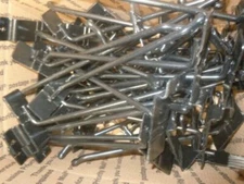 Slatwall Chrome Hooks (LOT OF 25 PCS) USED