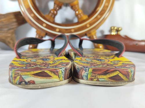 Dolce and Gabbana Thong Sandals Multicolor Sicilian China Size EU 41 US 11 - Picture 9 of 20
