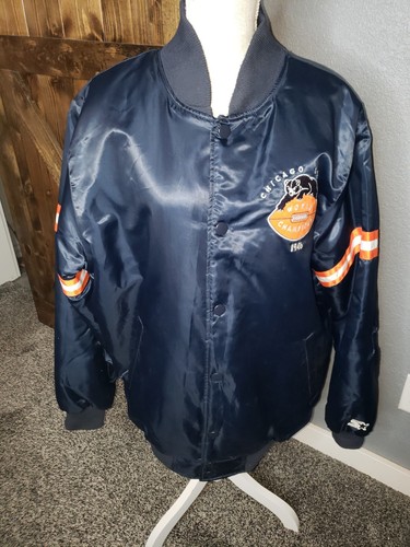Starter G-III Chicago Bears World Champions 1946 Buttoned Down Lined Jacket - Picture 2 of 14