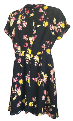 banana republic black floral dress banana republic black floral dress