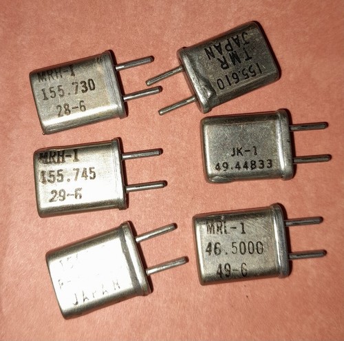 6 Vintage Realistic Radio Shack? Police Scanner Crystals 155.745 155.730 +8 MORE - Zdjęcie 2 z 4