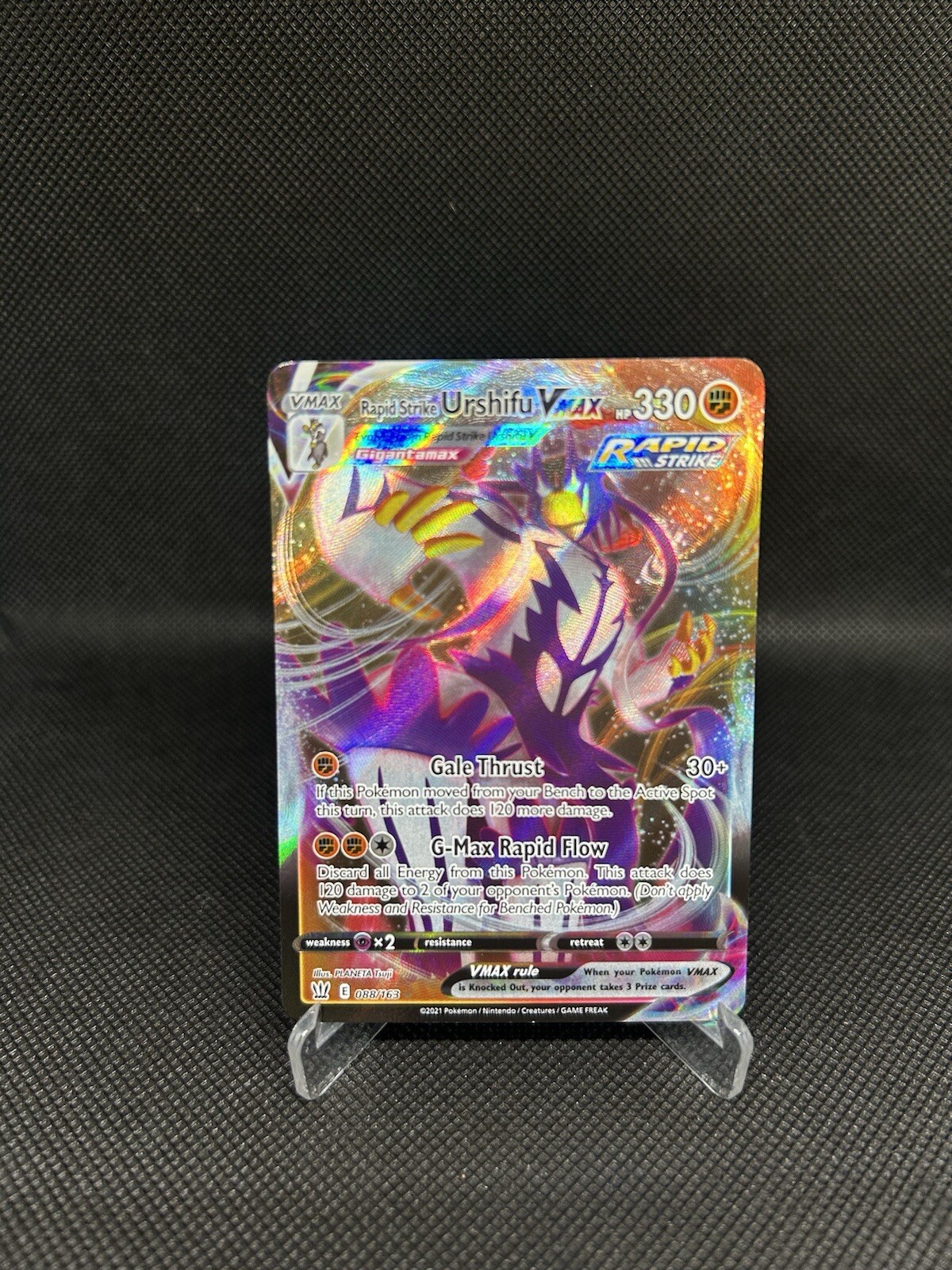 Pokemon TCG SWSH Battle Styles Rapid Strike Urshifu VMAX 088/163 Ultra Rare NM!