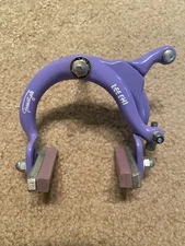 LEE CHI PURPLE FRONT BRAKE CALIPER 880 TECH 4 STYLE LEVER OLD SCHOOL BMX