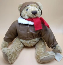 Plush Bear Ace Texaco’s Flying Pioneer Second Edition 1998 Pilot Plane Gas