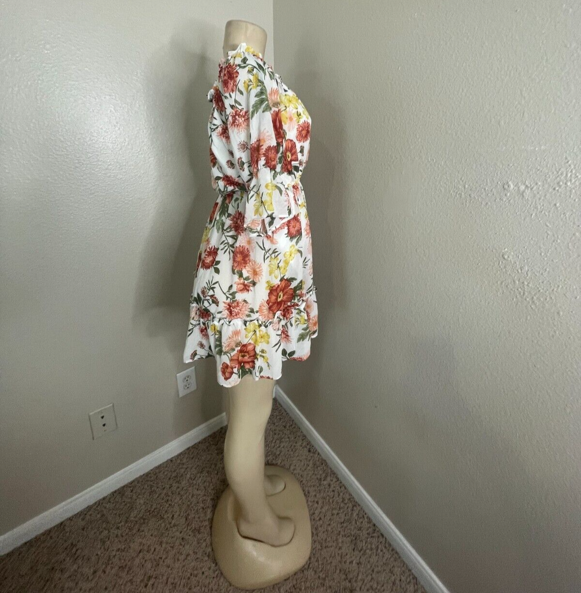 off the shoulder floral dress forever 21 Floral Off The Shoulder Midi Dress With High Slit BLACK/MULTI / L