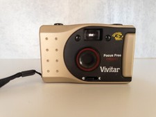 Vintage Vivitar Focus Free PN2011 Point Shoot Camera with wrist strap - untest
