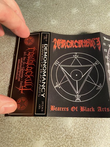 Demonomancy Bearer Of Black Arts Demo Cassette Black Metal - Foto 4 di 9