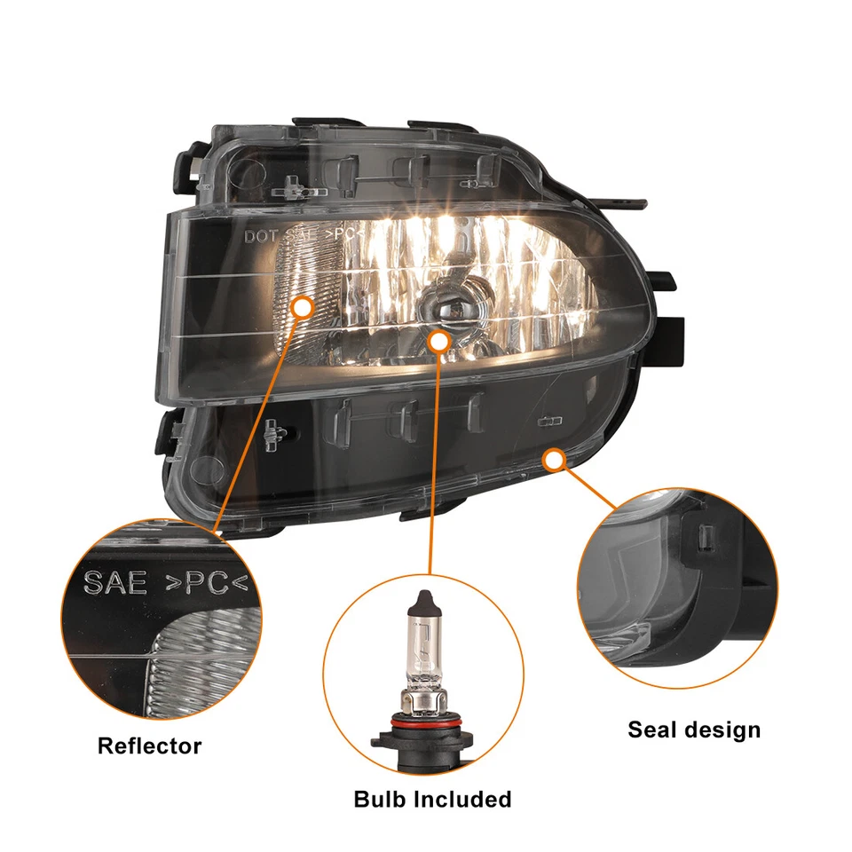Luces antiniebla para Lexus GS 300 350 430 450H 460 2006-2011 luces de conducción lente transparente Foto 2 de 4