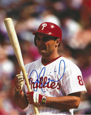 Signed Jim Eisenreich Philadelphia Phillies 8x10 Autographed photo - w/COA