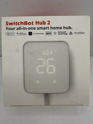Switchbot Hub 2 (2nd Gen), Work as a Wifi Thermometer Hygrometer, IR Remote Cont