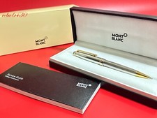 Authentic Montblanc 2866 Meisterstuck Ballpoint silver Star Pen 164P Wit G2U