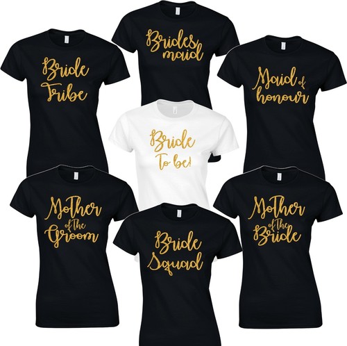 Glitter Hen Party T-Shirts Selection 