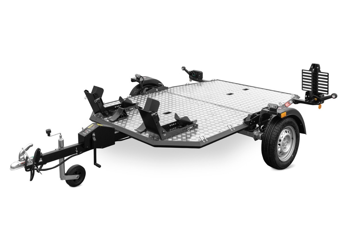 Twin Folding Motorbike Trailer Made In UK By Phoenix Trailers - Foto 9