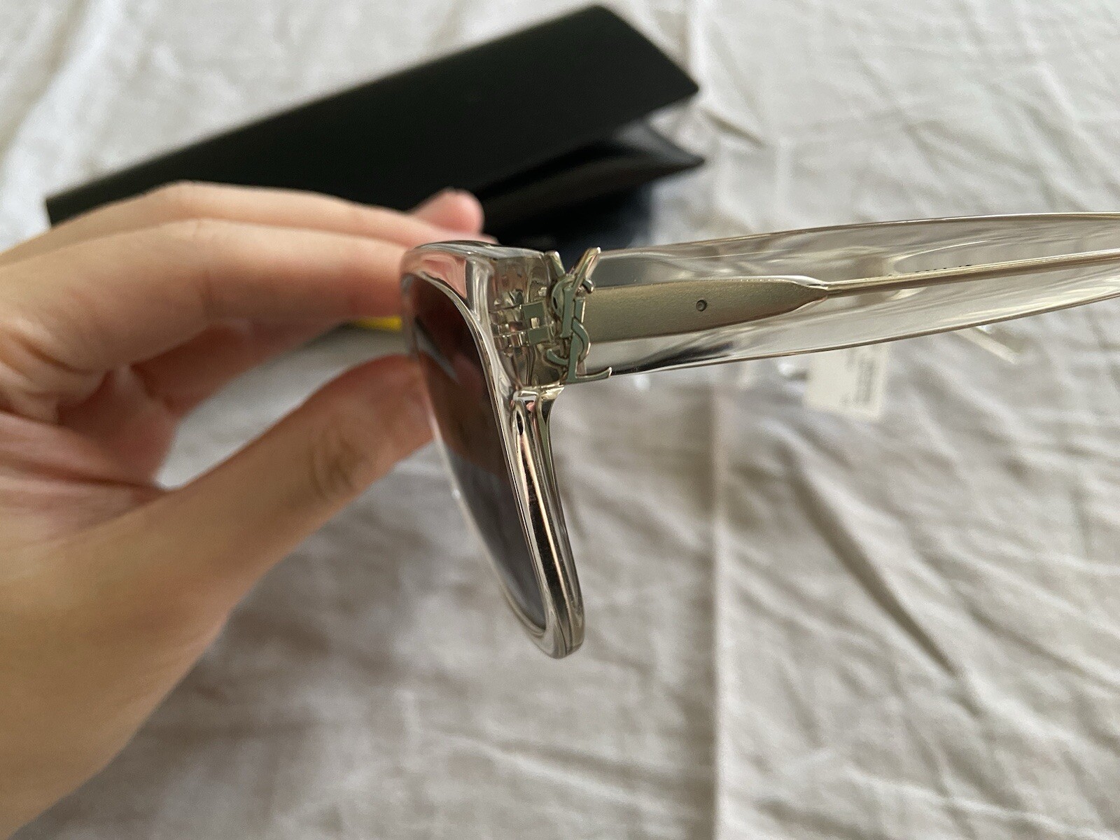 SAINT LAURENT Occhiali da sole Saint Lauren YSL logo chiaro quadrato SL M68