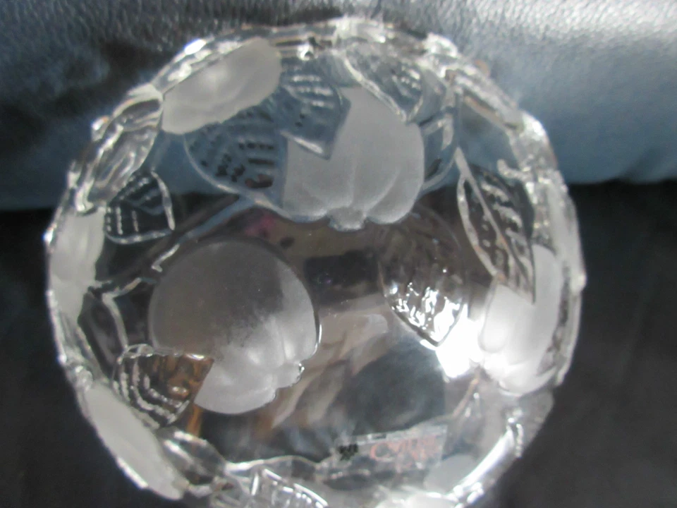 Obstschale WMF Kristallglas Druchmesser ca. 17,5 cm Fruchtschale - Bild 3 von 3