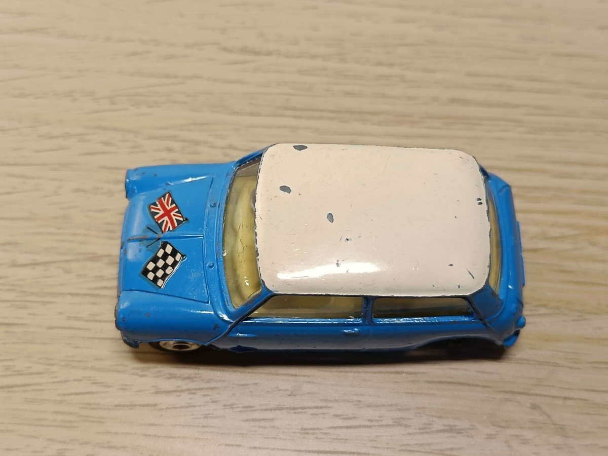 Corgi Toys 227 Morris Mini Cooper later edition in blue / lemon | eBay
