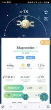 Pokémon Shiny Magnemite ( Level 1 ) GO