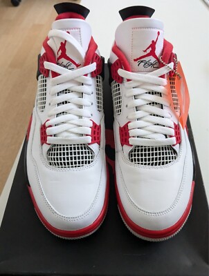 Nike Air Jordan 4 Retro ''Fire Red'' (2020)   neuwertig, nur einmal getragen 42,5 