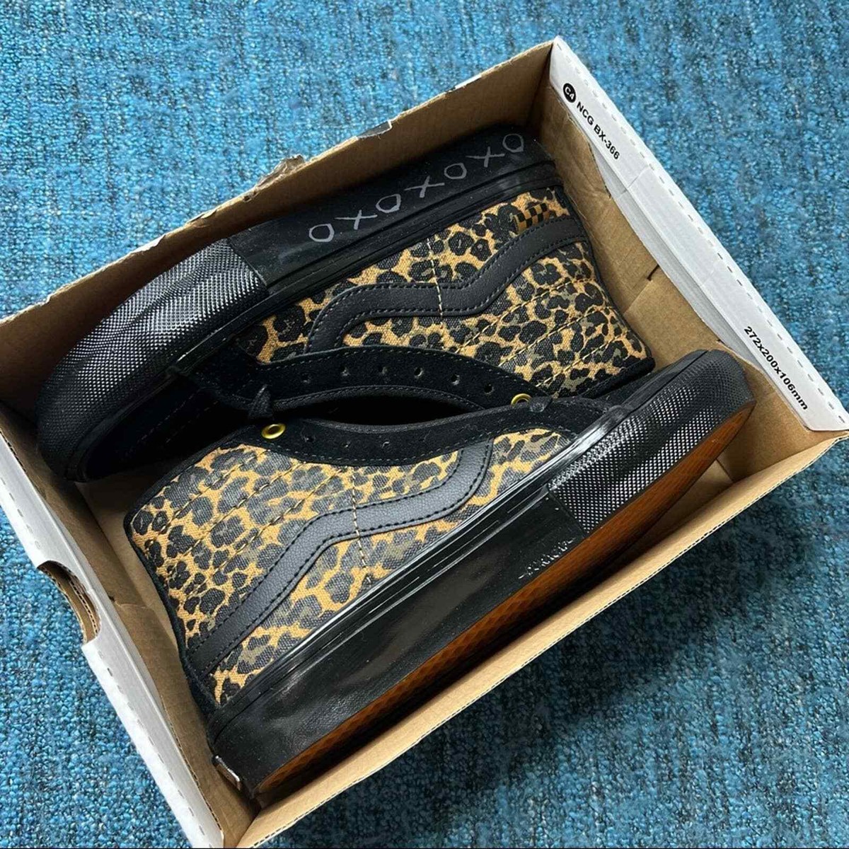 Vans Sk8 Hi Decon Cheetah Print x Cher Strauberry Sneakers 5