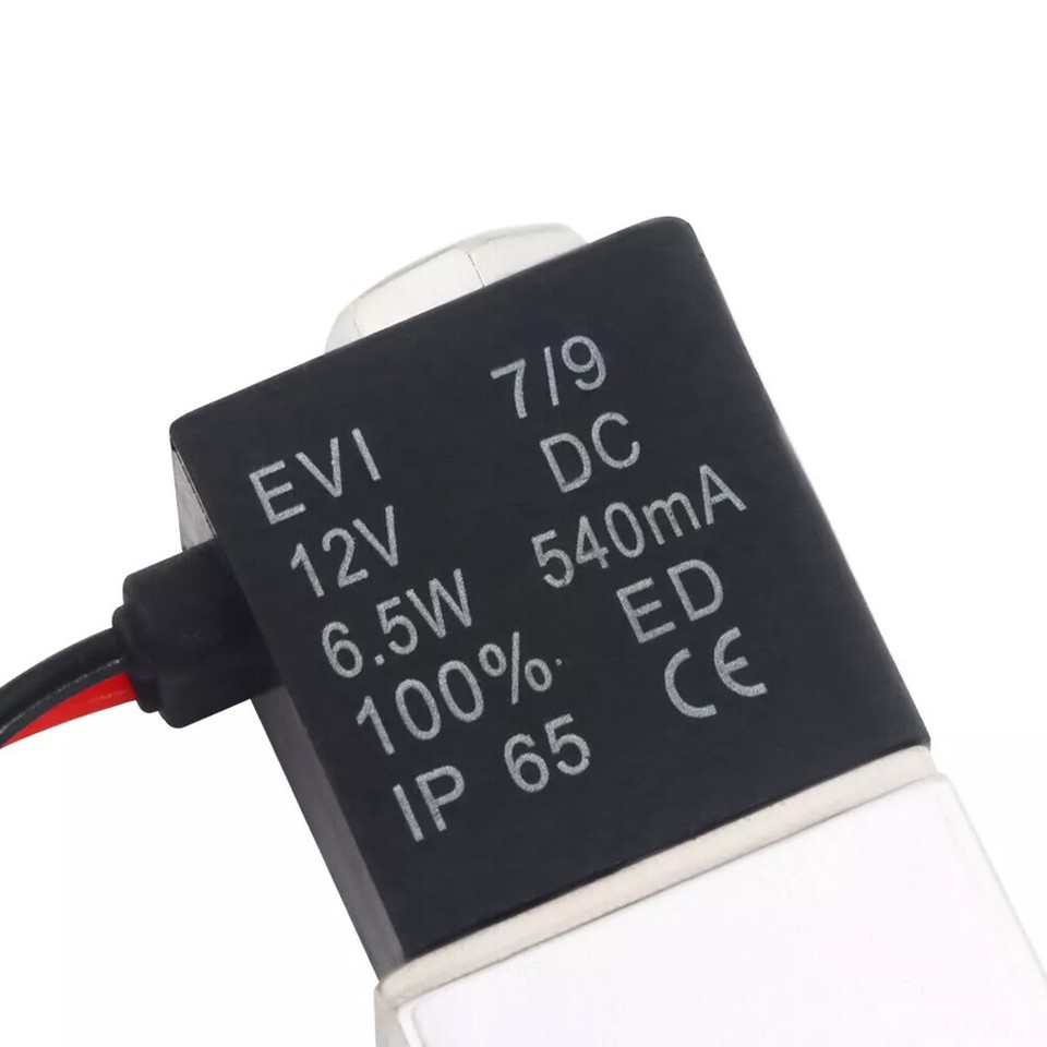 DC12V Electric Solenoid Air Valve Sets Normally Closed 2 Way 2V02508