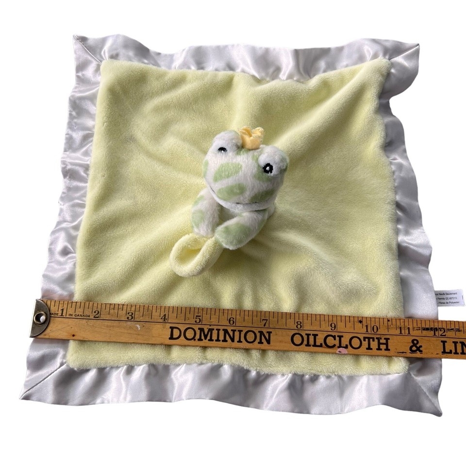 Cloudb Baby Lovey Security Blanket Frog Yellow Blankie Blanky Crown Prince eBay