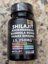 8-in-1 Supplement 15,250mg Extra Strength Ginseng Turmeric Ginkgo 60 caps 5/26