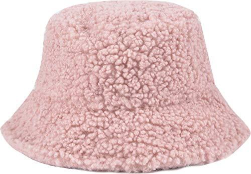 Faux Fur Bucket Hat, Fuzzy Furry Winter Warm Fisherman Cap  display picture 1