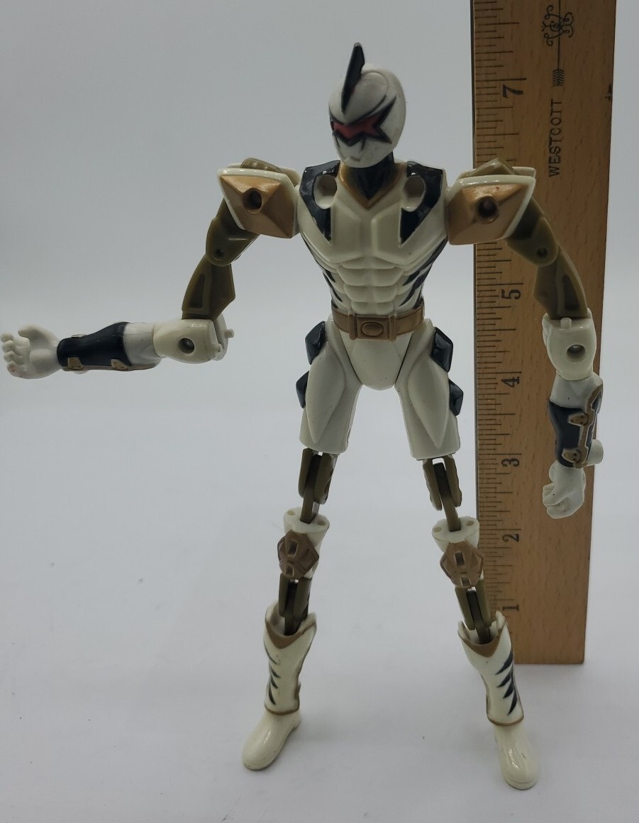 Power Rangers Dino Thunder White Ranger Expanding Figure 5.5