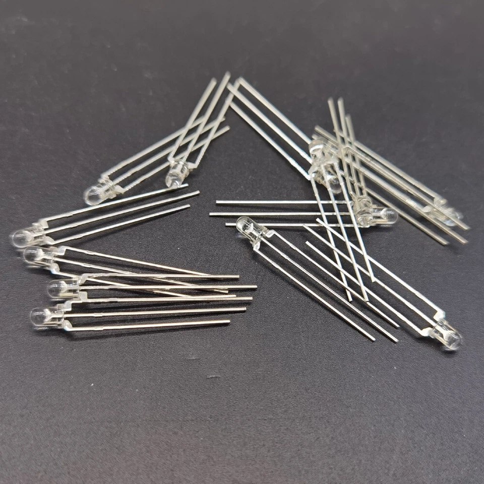 NEW 3mm Dual Bi-Color Red/Green/Blue Super bright/Diffused Bright 3Pin Led diode - Image 4 of 4