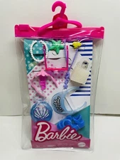 Barbie Doll Accessories Beach Pool Party Set Make a Splash Outfit Clothes Shoes