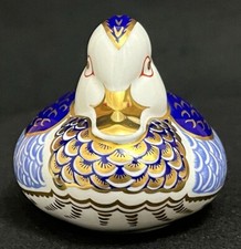 Royal Crown Derby 'Duck Original' Paperweight 1st Quality Gold Stopper (LIX(O)