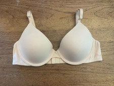 PINK Victoria's Secret Marzipan Script 36DD Wear Everywhere T-Shirt Lined Bra VS