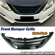 Front Grille Upper Hood Grill Black Mesh For Nissan Teana Altima 2016-2018 2017