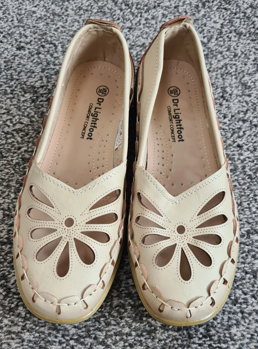 Scarpe Piatte Dr. Lightfoot Donna – Mocassini In Pelle Nera – Ampia Vestibilità Comfort - Foto 2