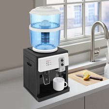 5 Gallon Top Loading Water Cooler Dispenser Countertop Hot Cold Drinking Machine