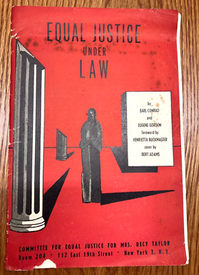 Civil Rights Pamphlets Equal Justice Under Law by Earl Conrad - 1945 Civil Rights Pamphlet | eBay