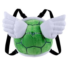 Schildkrötenpanzer mit Flügeln aus Plüsch für Kinder Kostüm I Rucksack