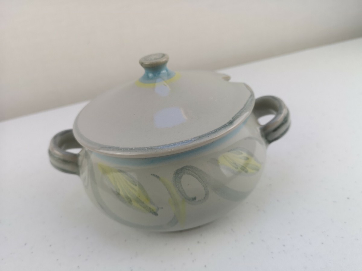 Vintage Denby PEASANT WARE Stoneware Small Lidded Casserole Soup