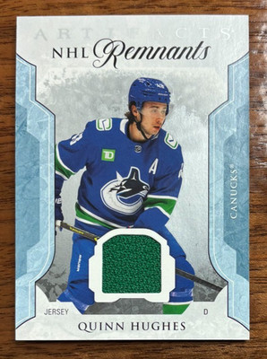 2023-24 Upper Deck Artifacts - Nhl Remnants Quinn Hughes #NR-QH (MEM) 260706