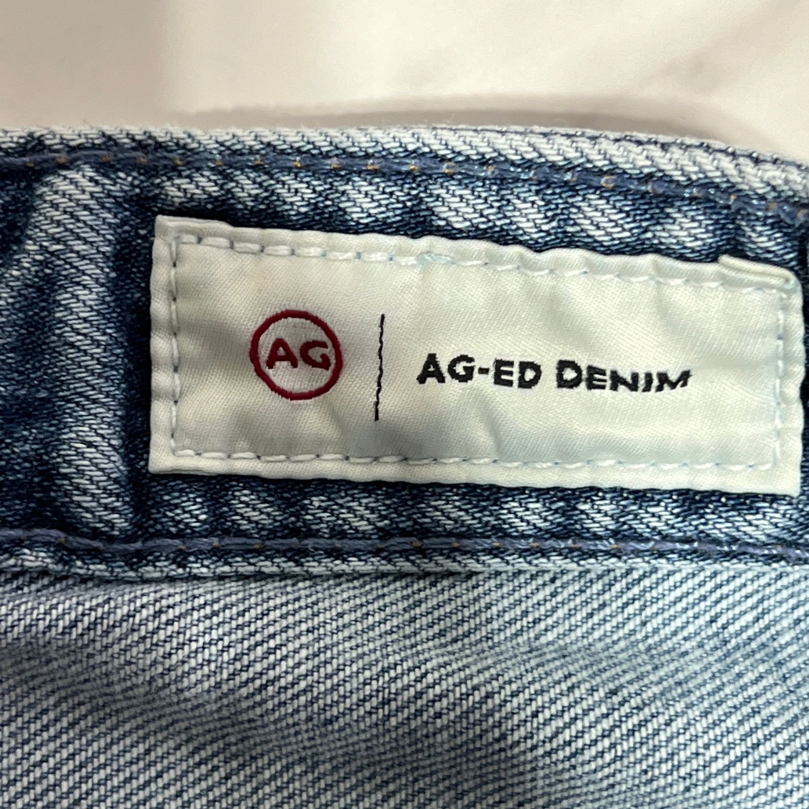 AG Adriano Goldschmied AG-ED Denim Light Wash Straight Leg Jeans Size 24 thumbnail 7