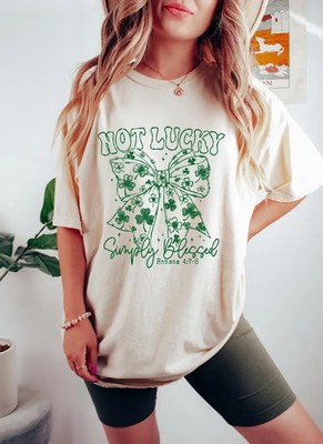 Blessed Christian St Patrick s Day Shirt Faith Comfort Tee