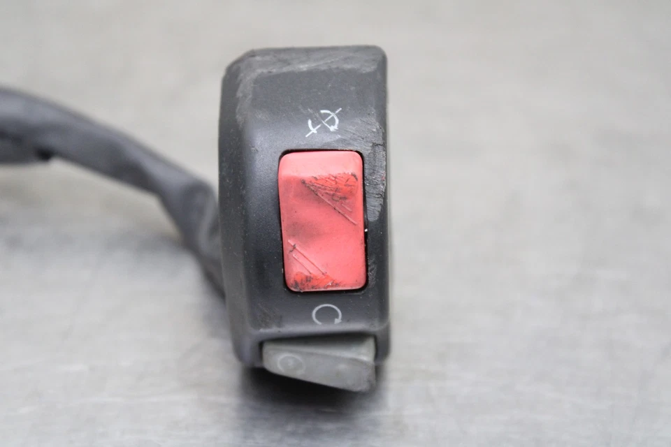 08-16 YAMAHA YZF R6 RIGHT CLIP ON HANDLE KILL OFF START SWITCH SWITCHES Foto 3 de 4