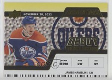 2022-23 Credentials Debut Ticket Access Horizontal Yellow James Hamblin #136 f0l