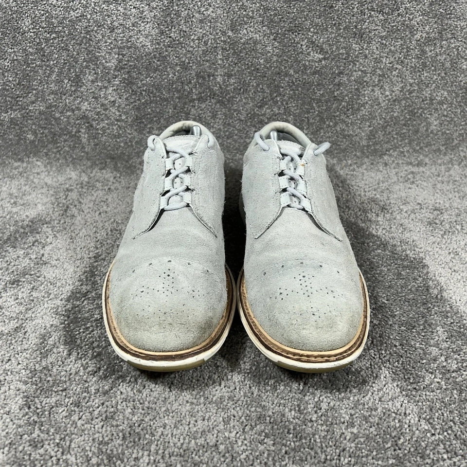 Zapatos de golf Nike Lunar Clayton 628535-002 para hombre talla 12 gris gamuza usados Foto 3 de 4