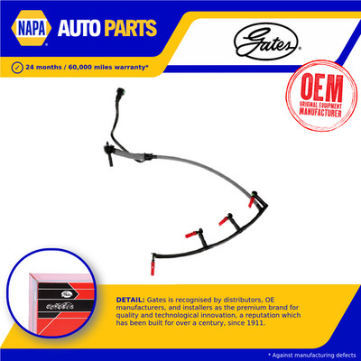 Moulded Fuel Hose / Pipe fits FORD TRANSIT CUSTOM V362 TDCi 2.2D 12 to 16 Supply