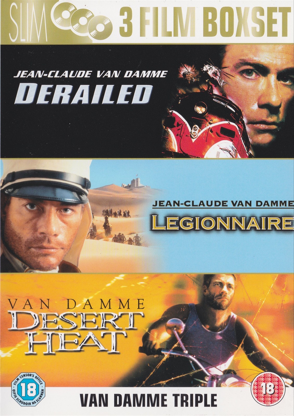 Derailed Legionnaire Desert Heat - Jean Claude Van Damme - NEW Region 2 DVD