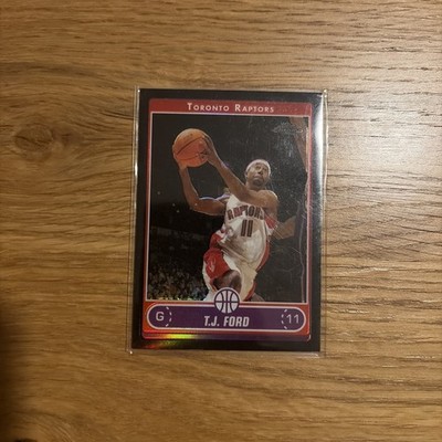 2006-07 Topps Chrome Black Refractor 14/99 TJ Ford #117 - Toronto Raptors