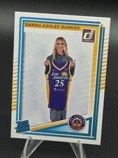 2025 DONRUSS WNBA  Sarah Ashlee Barker #100 Rated ROOKIE LOS ANGELES SPARKS